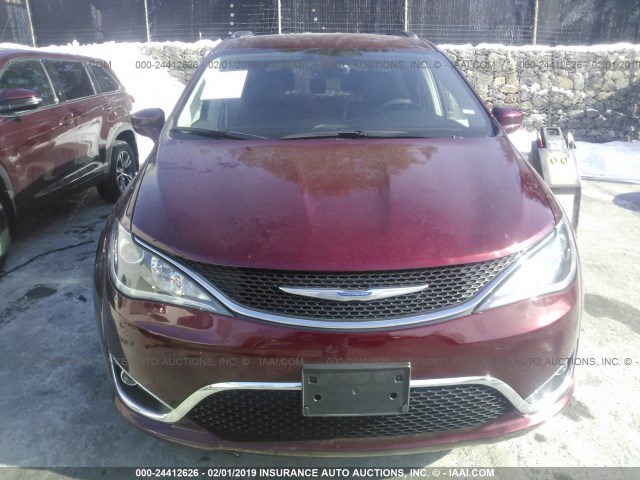 2C4RC1BG5KR554853 - 2019 CHRYSLER PACIFICA TOURING L BURGUNDY photo 6