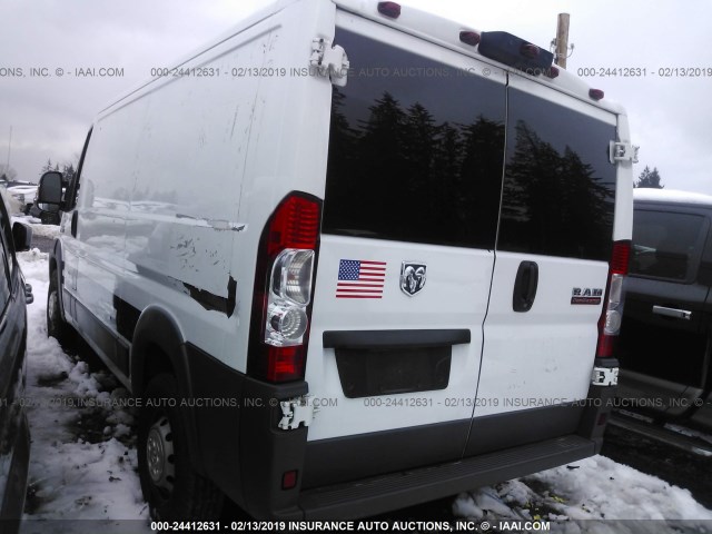 3C6TRVAG6FE514857 - 2015 RAM PROMASTER 1500 1500 STANDARD WHITE photo 3