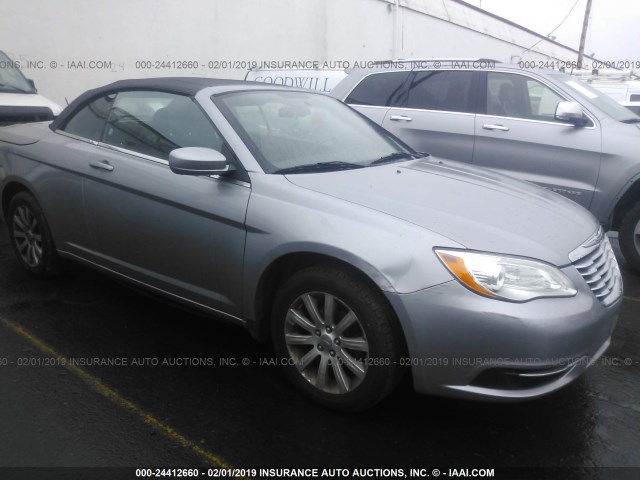 1C3BCBEB3DN511592 - 2013 CHRYSLER 200 TOURING SILVER photo 1