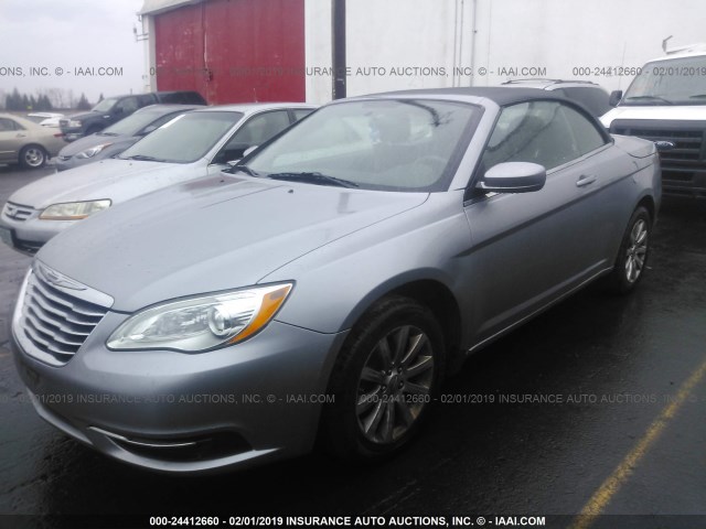 1C3BCBEB3DN511592 - 2013 CHRYSLER 200 TOURING SILVER photo 2