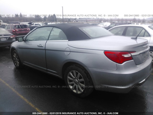 1C3BCBEB3DN511592 - 2013 CHRYSLER 200 TOURING SILVER photo 3