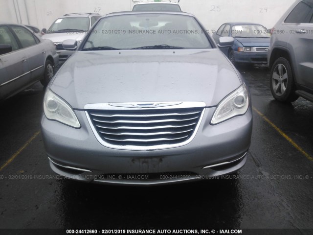 1C3BCBEB3DN511592 - 2013 CHRYSLER 200 TOURING SILVER photo 6