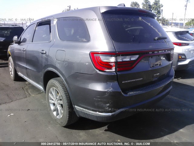 1C4RDHAG8HC859871 - 2017 DODGE DURANGO SXT GRAY photo 3