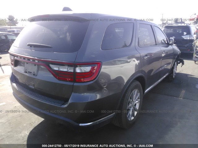 1C4RDHAG8HC859871 - 2017 DODGE DURANGO SXT GRAY photo 4