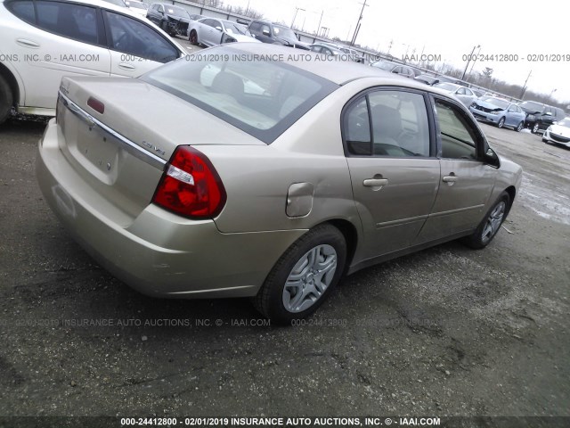 1G1ZS58N58F146815 - 2008 CHEVROLET MALIBU LS GOLD photo 4