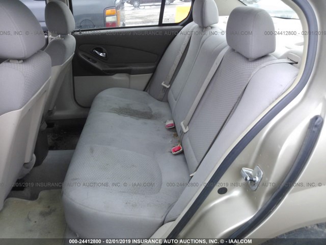1G1ZS58N58F146815 - 2008 CHEVROLET MALIBU LS GOLD photo 8