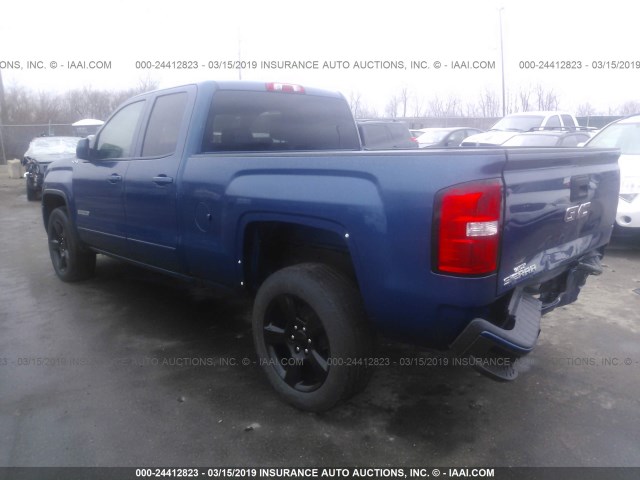 1GTV2LEH1HZ200554 - 2017 GMC SIERRA BLUE photo 3