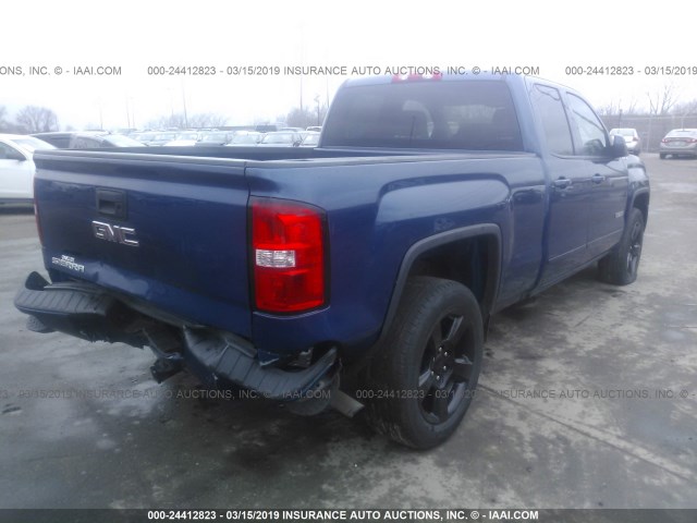 1GTV2LEH1HZ200554 - 2017 GMC SIERRA BLUE photo 4