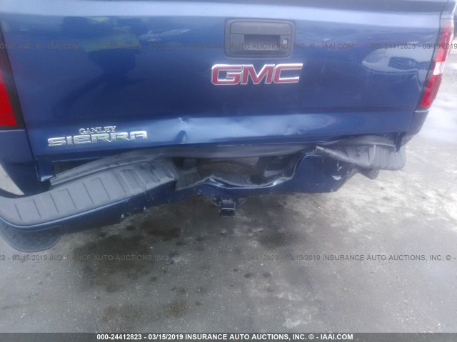 1GTV2LEH1HZ200554 - 2017 GMC SIERRA BLUE photo 6