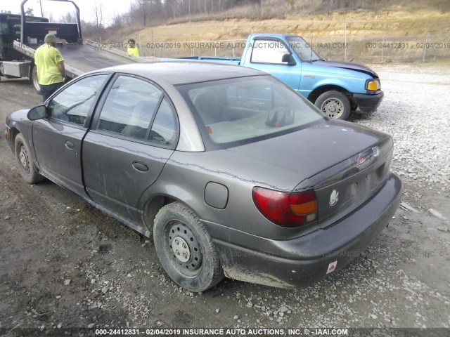 1G8ZH5280YZ233085 - 2000 SATURN SL1 GRAY photo 3