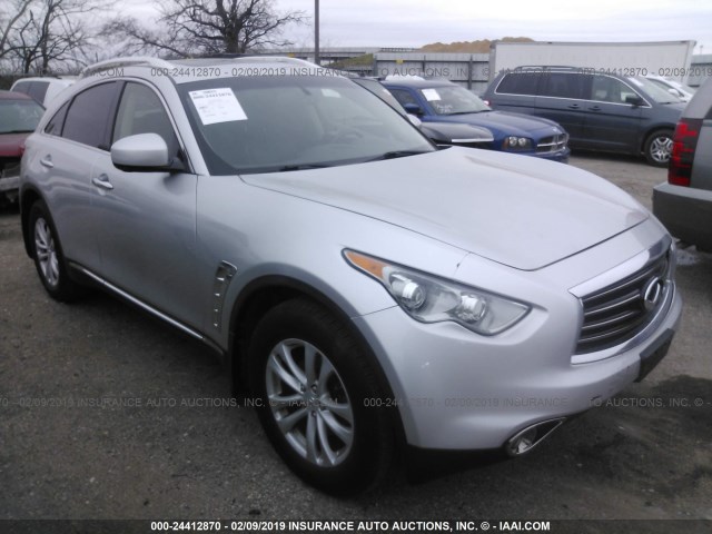 JN8AS1MU6CM121540 - 2012 INFINITI FX35 SILVER photo 1