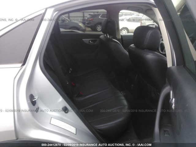 JN8AS1MU6CM121540 - 2012 INFINITI FX35 SILVER photo 8