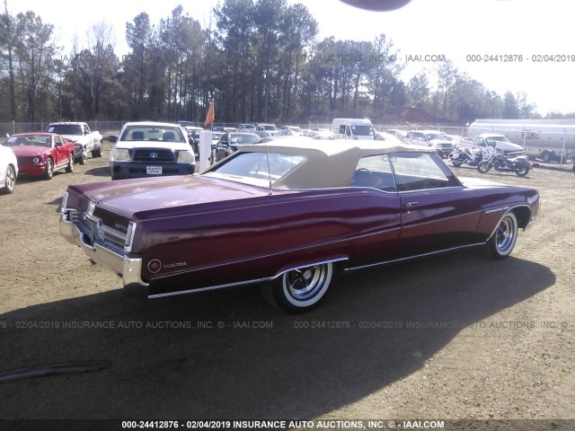 484670H148670 - 1970 BUICK ELECTRA MAROON photo 4