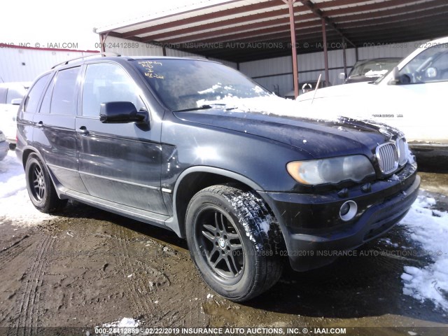 5UXFB33553LH46266 - 2003 BMW X5 BLACK photo 1