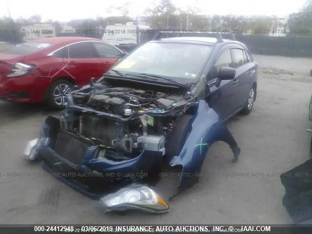 JF1GPAA69CH222129 - 2012 SUBARU IMPREZA ლურჯი ფოტო 2