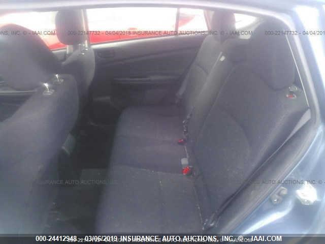 JF1GPAA69CH222129 - 2012 SUBARU IMPREZA ლურჯი ფოტო 8