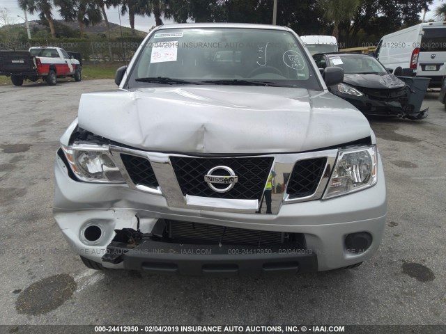 1N6AD0ER1KN717820 - 2019 NISSAN FRONTIER SILVER photo 6