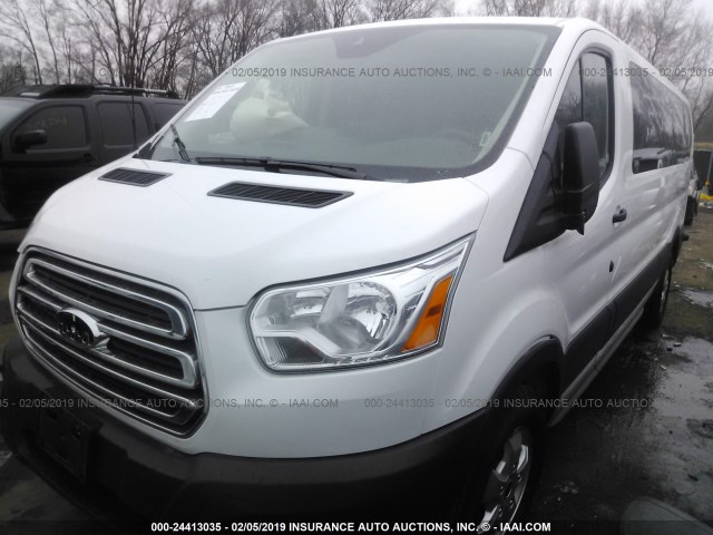 1FBZX2YM4JKA61688 - 2018 FORD TRANSIT T-350 WHITE photo 2