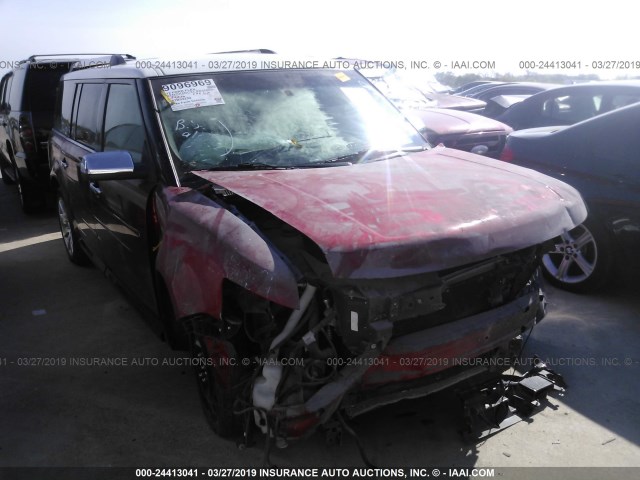 2FMGK5DCXCBD05689 - 2012 FORD FLEX LIMITED RED photo 1