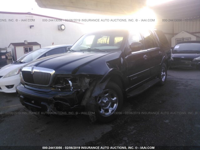 5LMEU27R61LJ26902 - 2001 LINCOLN NAVIGATOR BLACK photo 2