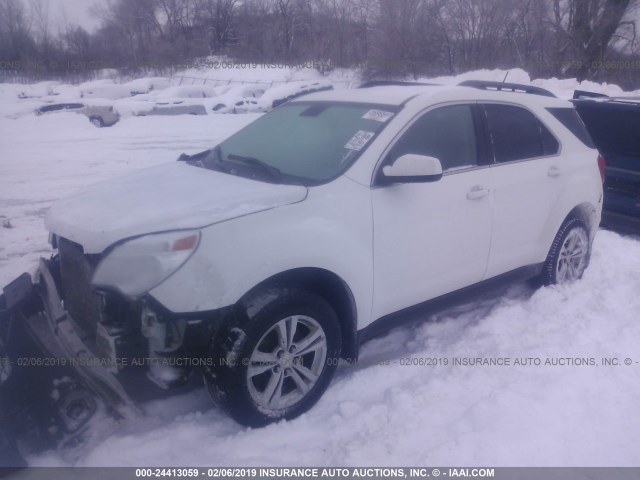 2GNFLFEK7E6174264 - 2014 CHEVROLET EQUINOX LT WHITE photo 2