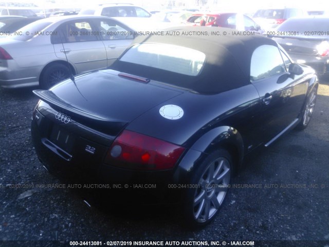 TRUUF28N241012734 - 2004 AUDI TT 3.2 BLACK photo 4