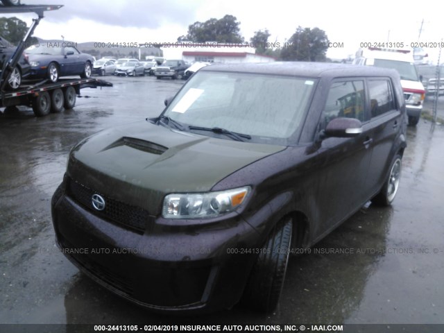 JTLKE50E491090767 - 2009 TOYOTA SCION XB Марун фото 2