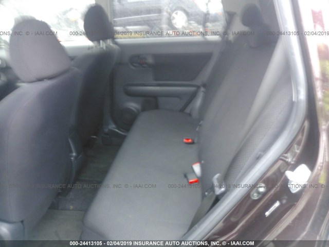 JTLKE50E491090767 - 2009 TOYOTA SCION XB Марун фото 8