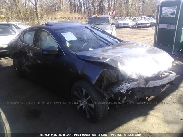 19UUB1F37FA010399 - 2015 ACURA TLX GRAY photo 1