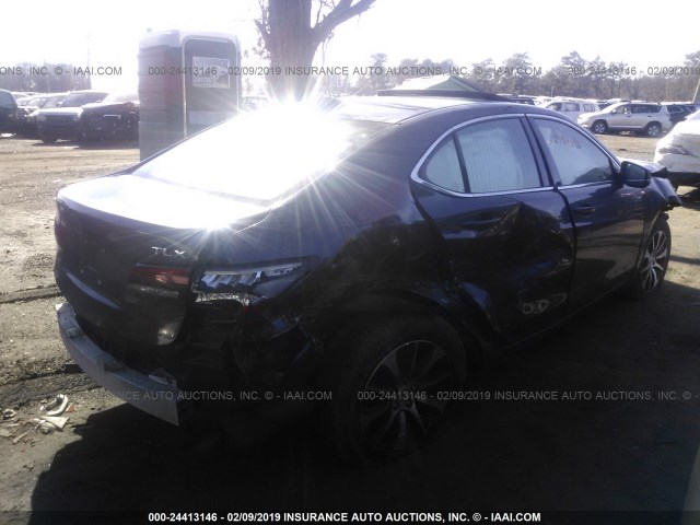 19UUB1F37FA010399 - 2015 ACURA TLX GRAY photo 4