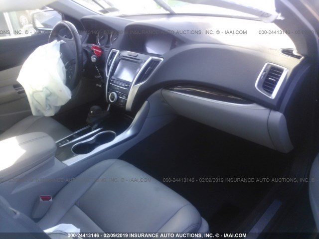 19UUB1F37FA010399 - 2015 ACURA TLX GRAY photo 5