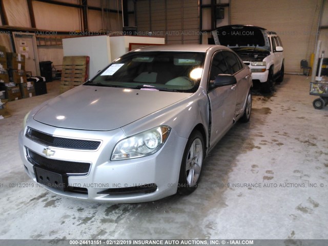 1G1ZA5E05A4101872 - 2010 CHEVROLET MALIBU LS SILVER photo 2