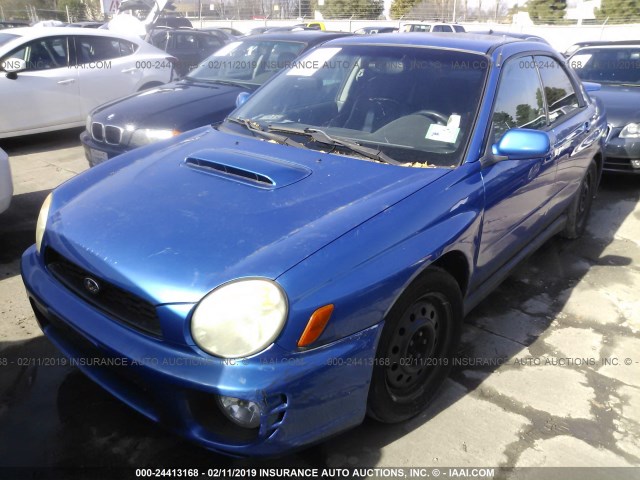 JF1GD29633G512309 - 2003 SUBARU IMPREZA WRX BLUE photo 2