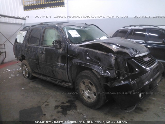 1GKFK13087J121549 - 2007 GMC YUKON BLACK photo 1