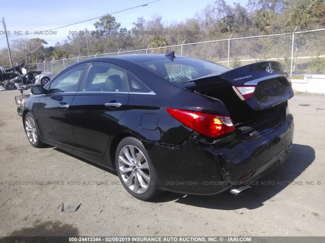 5NPEC4AB7BH220178 - 2011 HYUNDAI SONATA SE/LIMITED BLACK photo 3