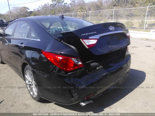 5NPEC4AB7BH220178 - 2011 HYUNDAI SONATA SE/LIMITED BLACK photo 6