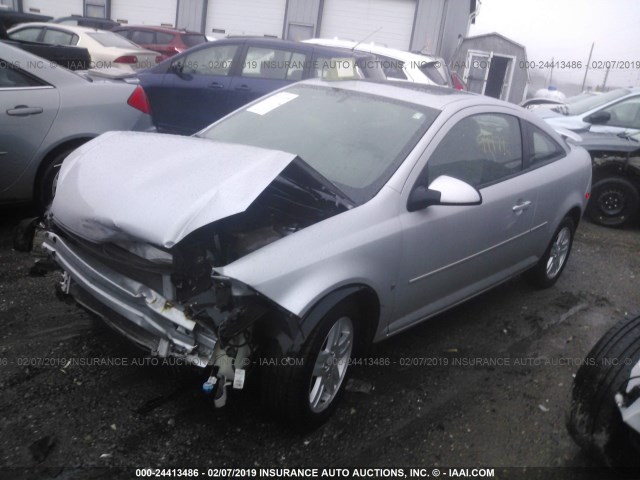 1G1AL15FX77375290 - 2007 CHEVROLET COBALT LT SILVER photo 2