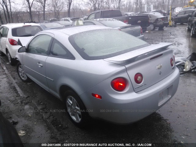 1G1AL15FX77375290 - 2007 CHEVROLET COBALT LT SILVER photo 3