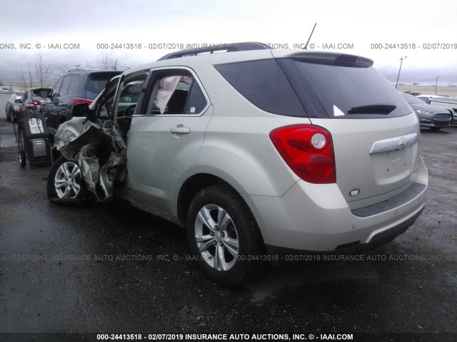 2GNALCEK9E6369680 - 2014 CHEVROLET EQUINOX LT BEIGE photo 3