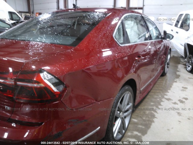 1VWDT7A37HC036995 - 2017 VOLKSWAGEN PASSAT R-LINE Qırmızı foto 4