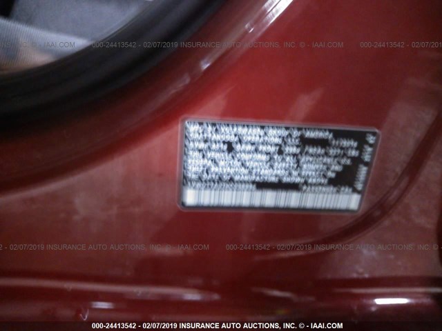 1VWDT7A37HC036995 - 2017 VOLKSWAGEN PASSAT R-LINE Qırmızı foto 9