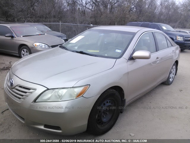 4T1BE46K27U533864 - 2007 TOYOTA CAMRY NEW GENERAT CE/LE/XLE/SE GOLD photo 2