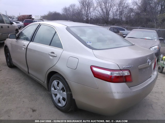 4T1BE46K27U533864 - 2007 TOYOTA CAMRY NEW GENERAT CE/LE/XLE/SE GOLD photo 3