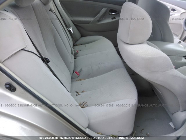 4T1BE46K27U533864 - 2007 TOYOTA CAMRY NEW GENERAT CE/LE/XLE/SE GOLD photo 8