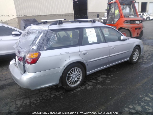 4S3BH625747303979 - 2004 SUBARU LEGACY L SPECIAL SILVER photo 4