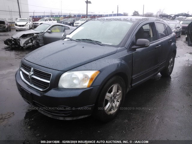 1B3HB48B17D528452 - 2007 DODGE CALIBER SXT BLUE photo 2