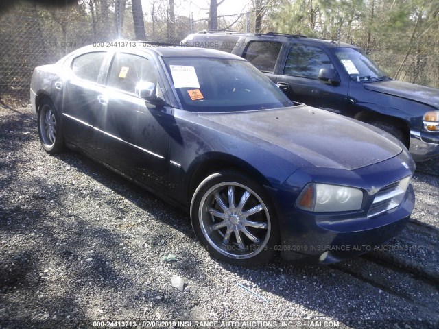 2B3LA53H56H480793 - 2006 DODGE CHARGER R/T Dark Blue photo 1