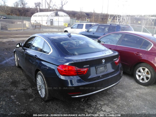 WBA4C9C57FD330799 - 2015 BMW 428 XI/GRAN COUPE/SULEV BLUE photo 3