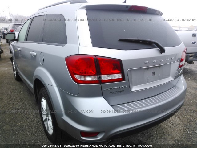 3C4PDCBG4FT658401 - 2015 DODGE JOURNEY SXT GRAY photo 3