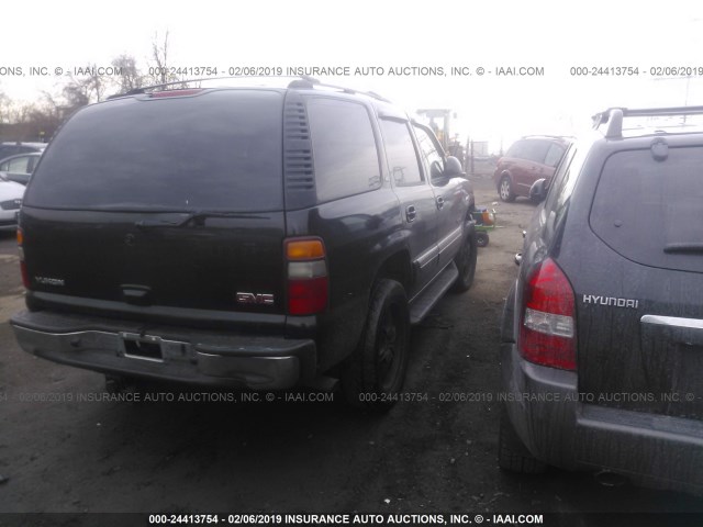 1GKEK13Z53J317047 - 2003 GMC YUKON BLACK photo 4